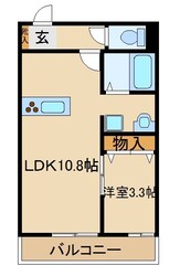 タウンコートＡの物件間取画像